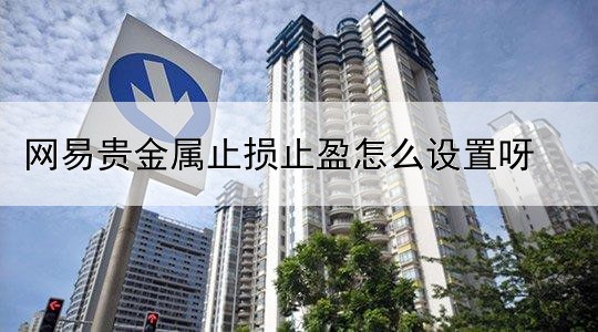 网易贵金属止损止盈怎么设置呀