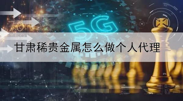 甘肃稀贵金属怎么做个人代理